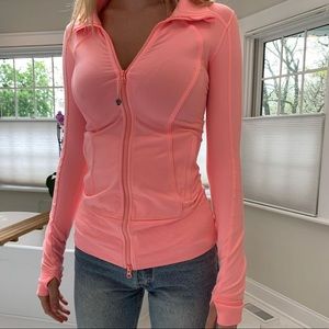 Coral Pink Lululemon Zip Up